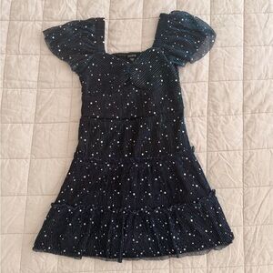 Zunie (Nordstrom) - Size 7 - Navy Dress with Sequins